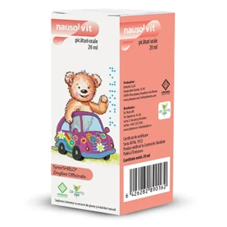 Poza produs Nausolvit picaturi pentru greata si varsaturi | 20 ml