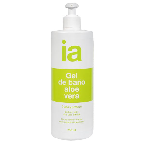 Poza produs Gel de dus aloe vera cu dispenser, Interapothek | 750 ml