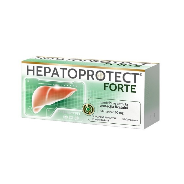 Poza produs Hepatoprotect Forte, Biofarm | 30 comprimate