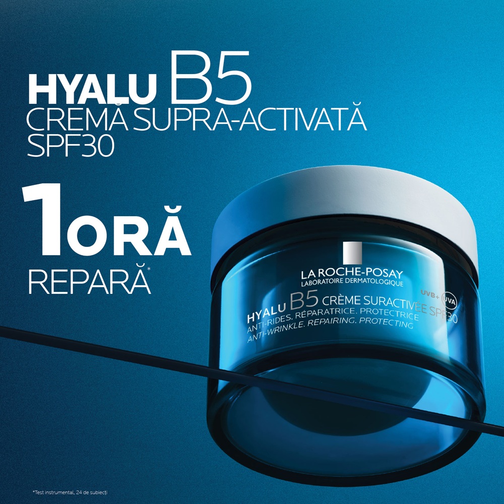 Poza produs Rezerva Hyalu B5 Crema Supra-activata cu acid hialuronic si SPF 30, La Roche-Posay | 50 ml
