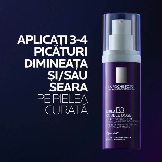 Ser concentrat intensiv anti-pete pigmentare Mela B3 Double Dose, La Roche-Posay | 40 ml — poza produs 10/11