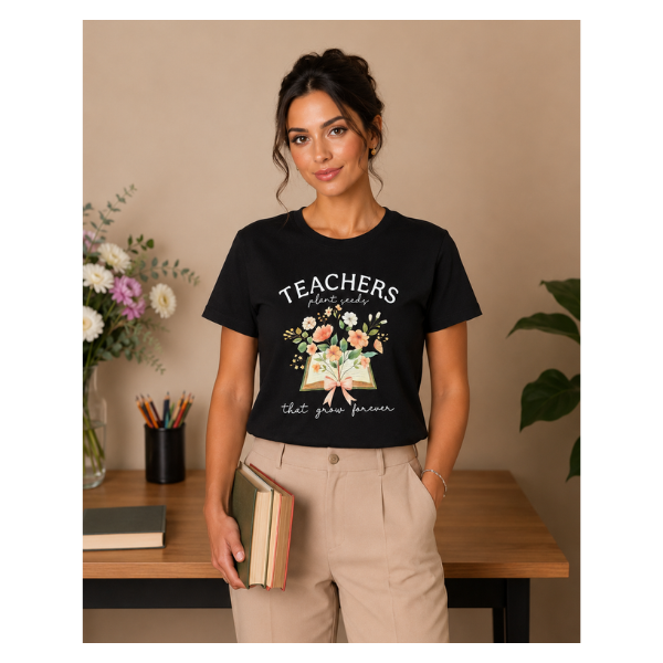 Tricou dama Grow Forever negru, Ava | marimea M — poza produs 2/2