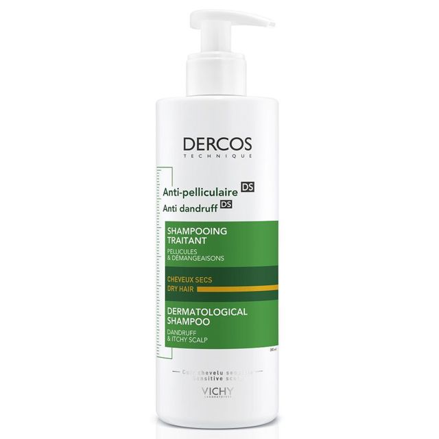 Poza produs Sampon anti-matreata pentru par normal-uscat Dercos, Vichy | 390 ml