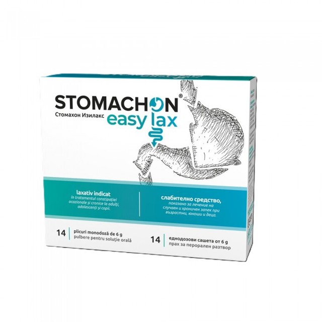 Poza produs Stomachon Easylax, Naturpharma | 14 plicuri
