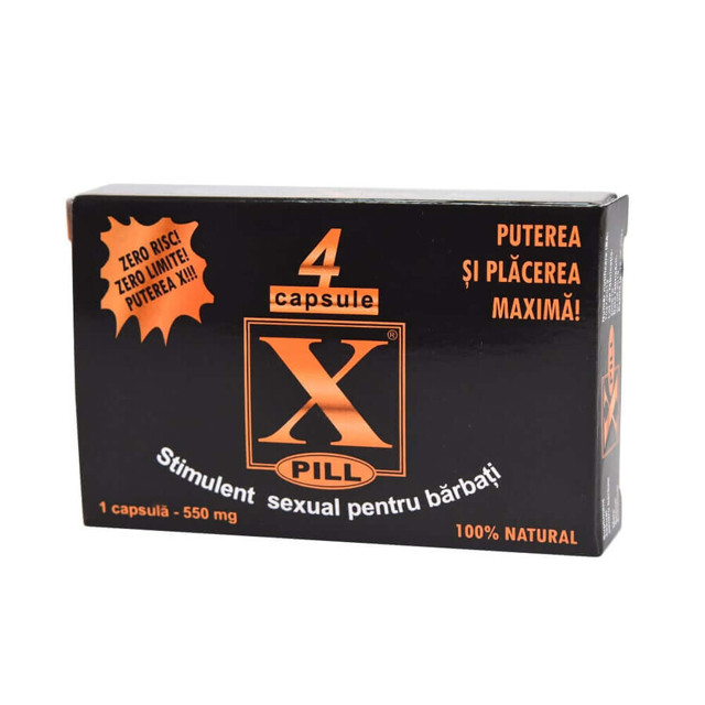 Poza produs X-Pill 550 mg, Sichuan Weilong | 4 capsule