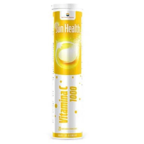 Poza produs Sun Health Vitamina C | 20 comprimate