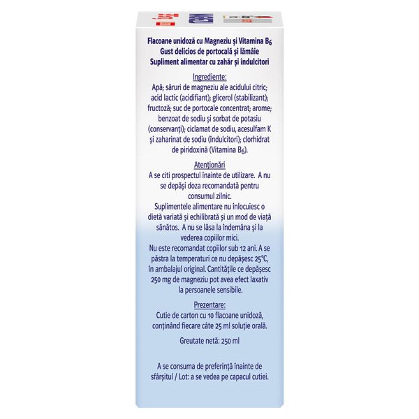 Magneziu lichid 375 mg, Doppelherz System | 10 flacoane — poza produs 4/4