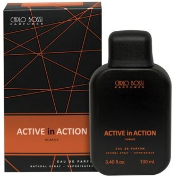 Poza produs Apa de parfum pentru barbati Active in Action Orange, Carlo Bossi | 100 ml