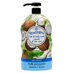 Sampon si gel de dus cu Cocos si Extract Aloe Vera Naturaphy, Blux | 1L