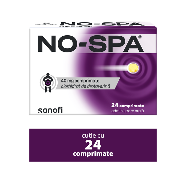 Poza produs No-Spa 40 mg, Opella Healthcare | 24 comprimate