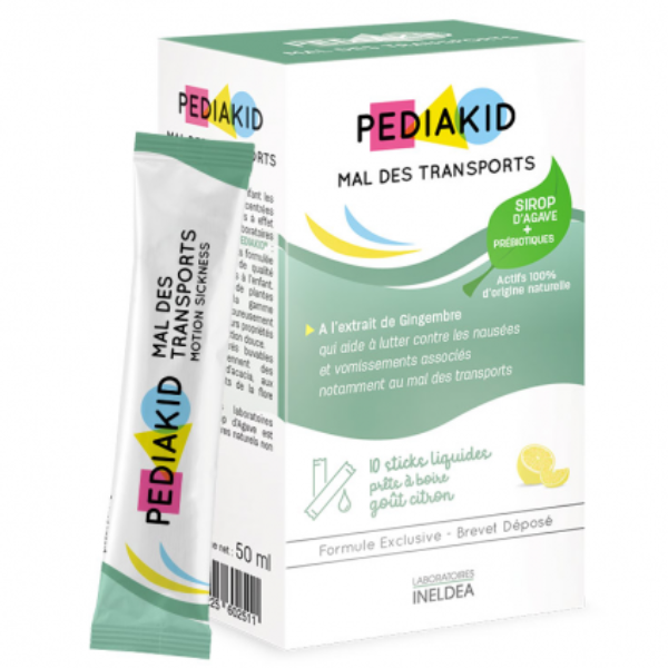Poza produs Sirop pentru rau de transport Mal des transports, Pediakid, Laboratoires Ineldea | 10 plicuri x 5 ml