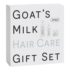 Set Goat's Milk: sampon cu keratina si lapte de capra 400 ml + balsam 200 ml + masca 200 ml, Ziaja 