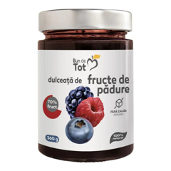 Bun de tot dulceata de fructe de padure, fara zahar, Dacia Plant | 360g