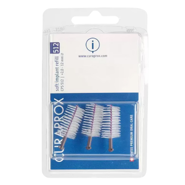 Poza produs CURAPROX PERIUTA INTERDENTARA CPS 512 IMPLANT 3BUC