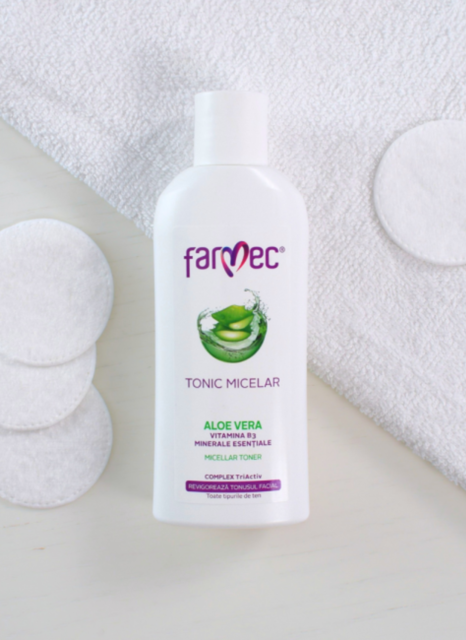 Poza produs Tonic micelar Aloe Vera, Farmec | 150 ml
