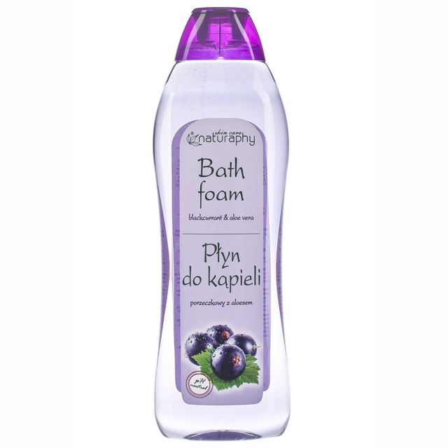 Poza produs Spuma de baie Coacaze Negre si Extract de Aloe Vera Naturaphy, Blux | 1 l