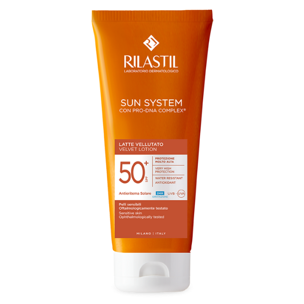 Poza produs Rilastil Sun System Lotiune Catifelata SPF50, Istituto Ganassini | 200 ml