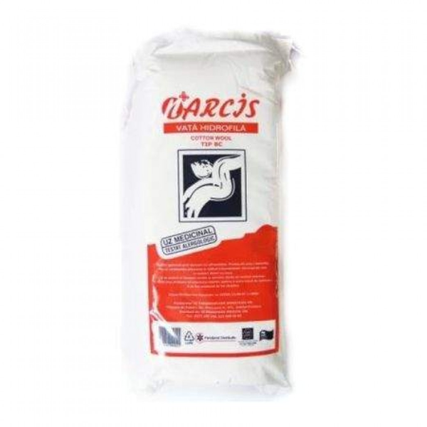 Poza produs Vata bumbac 100%  cu capison, Narcis | 80 g