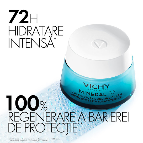 Poza produs Crema intens hidratanta 72h pentru toate tipurile de ten Mineral 89, Vichy | 50 ml