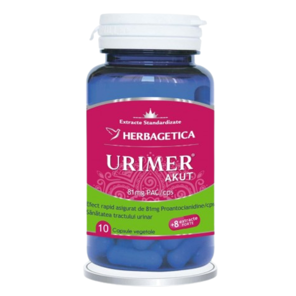 Poza produs Urimer Akut, Herbagetica | 10 capsule