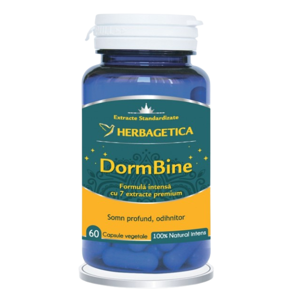 Poza produs DormBine, Herbagetica | 60 capsule