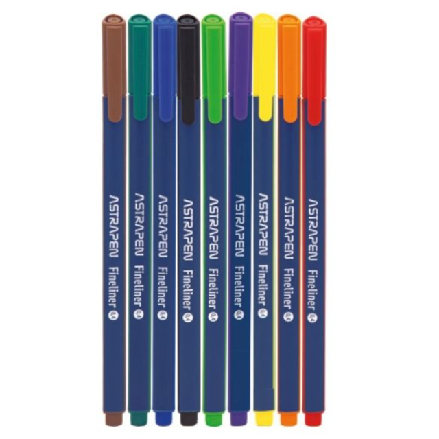Poza produs Set FINELINER 0.4 MM, Astra | 10 culori