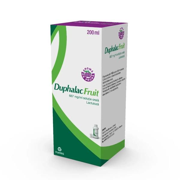 Poza produs Duphalac Fruit 667 mg/ml, Mylan | 200 ml