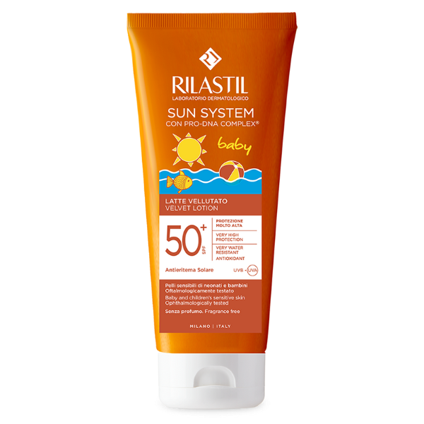 Poza produs Rilastil Sun System Baby Lotiune Catifelata SPF50, Istituto Ganassini | 200 ml