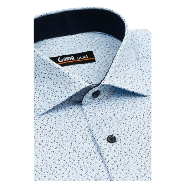 Camasa barbati CT07OXFORD.62 Slim Fit, bleu/bleumarin/rosu, Gama | marimea 37/38 — poza produs 2/3