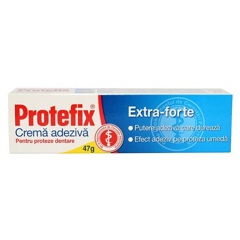 Crema adeziva pentru fixarea protezei dentare Protefix Extra-Forte, 40 ml