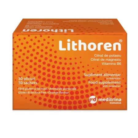 Poza produs Lithoren, Meditrina Pharmaceuticals | 30 plicuri