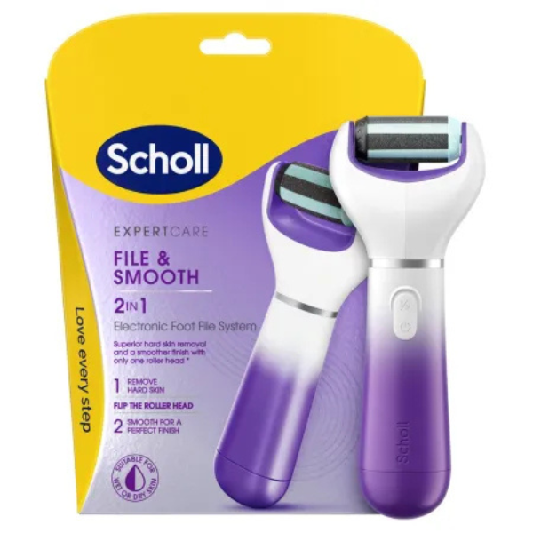 Poza produs Pila Electrica pentru picioare 2 in 1 Purple Scholl, Reckitt Benckiser | 1 bucata