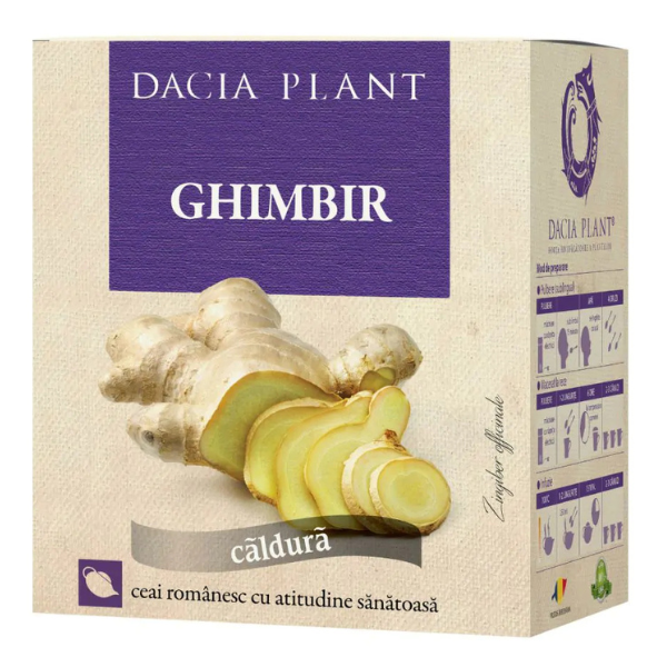 Poza produs Ceai Ghimbir, Dacia Plant | 50 g