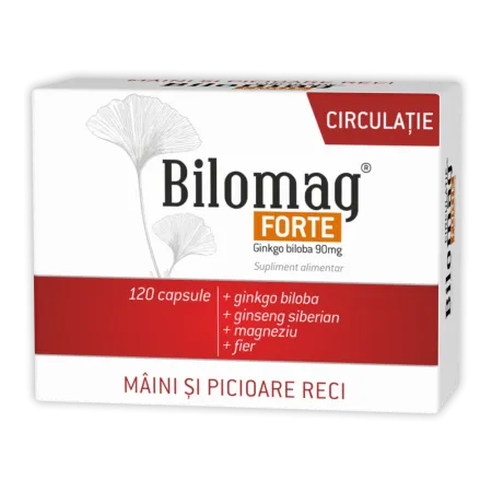 Poza produs Bilomag Forte Circulatie, Zdrovit | 120 capsule
