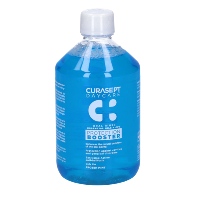 Poza produs CURASEPT APA DE GURA DAYCARE BOOSTER FROZEN MINT APA DE GURA 500ML