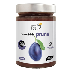 Bun de Tot dulceata de prune, fara zahar, Dacia Plant | 360g