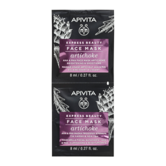 Masca pentru ten senibil cu argila roz, Apivita | 2 x 8 ml