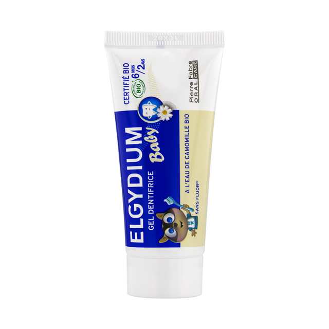 Poza produs Pasta de dinti cu musetel Baby Organic Bio 6 luni-2 ani, Elgydium , Pierre Fabre | 30 ml