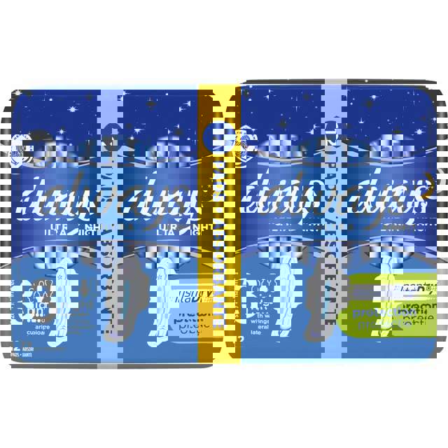 Poza produs Absorbante Always Duo Pack Ultra Night, P&G | 12 bucati