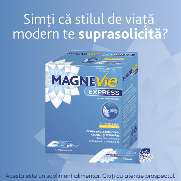 Poza produs MagneVie Express 150 mg, Sanofi | 20 plicuri