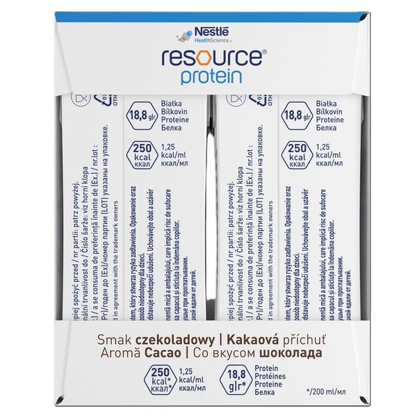 Poza produs Resource Protein cu aroma de cacao, Nestle | 4x200ml