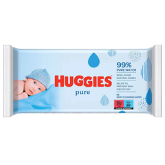 Huggies Pure Servetele umede pentru copii | 56 bucati