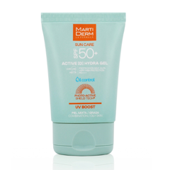 Gel facial hidratant protectie solara SPF50+ Active D Sun Care, Martiderm | 50 ml