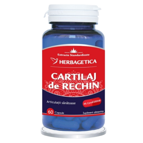 Poza produs Cartilaj de Rechin, Herbagetica | 60 capsule