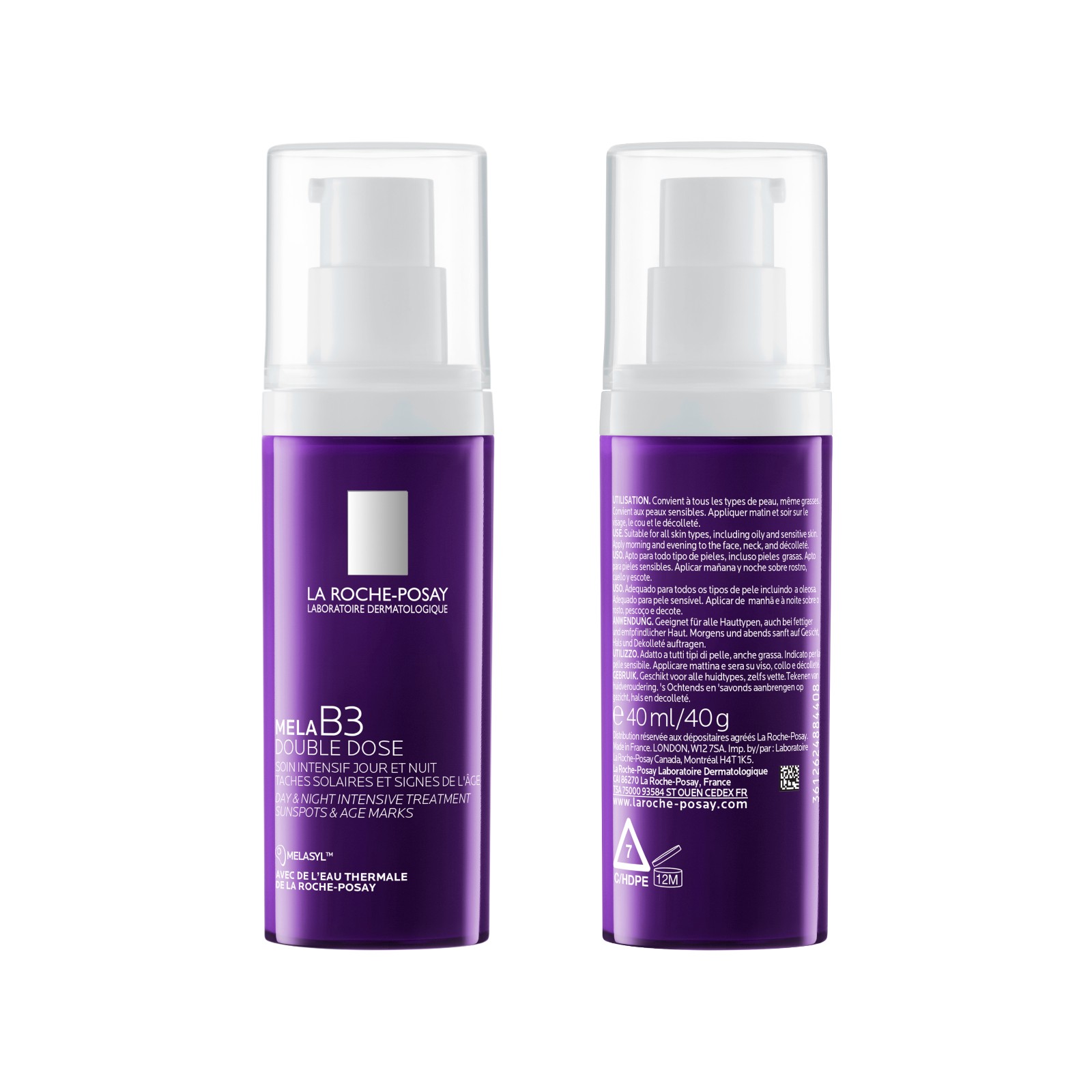 Ser concentrat intensiv anti-pete pigmentare Mela B3 Double Dose, La Roche-Posay | 40 ml — poza produs 7/11