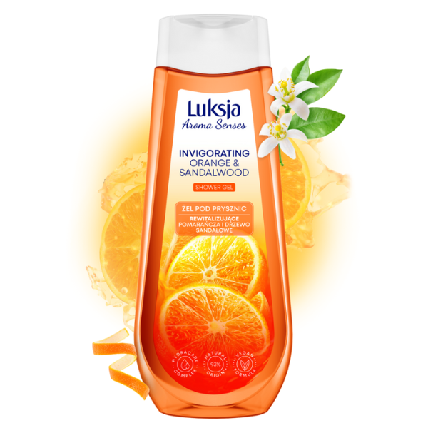Poza produs GEL DE DUS AROMA SENSES INVIGORATING PORTOCALE SI SANTAL 500ML