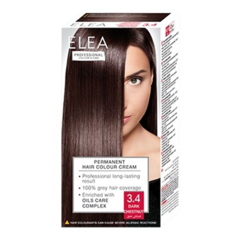 Vopsea de par 3.4 - Castaniu Inchis, Elea Professional | 123 ml