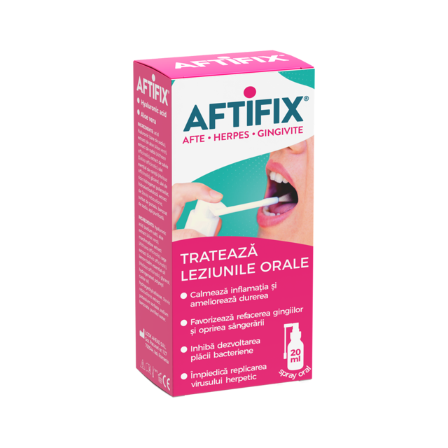 Poza produs Spray oral Aftifix, Fiterman Pharma | 20 ml