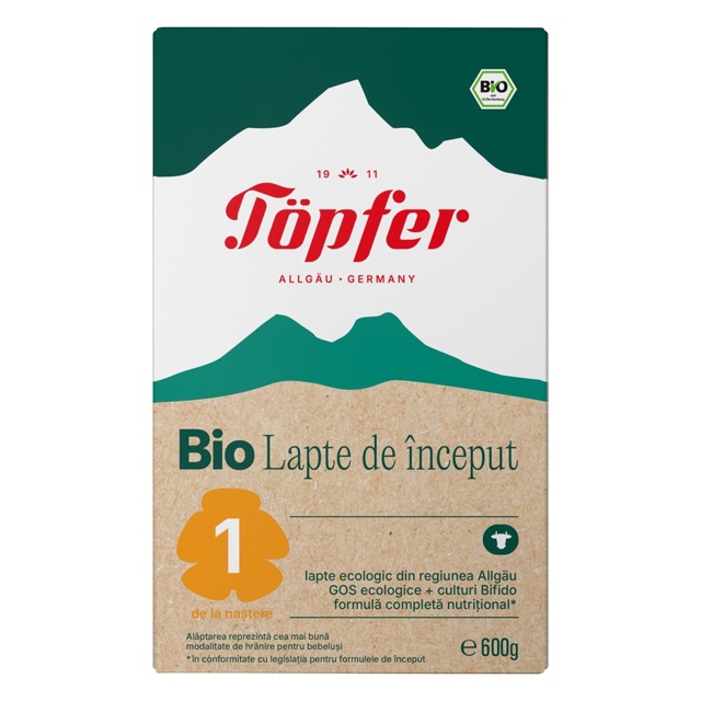 Poza produs Lapte praf  Bio 1 de la 0 luni, Topfer | 600 g