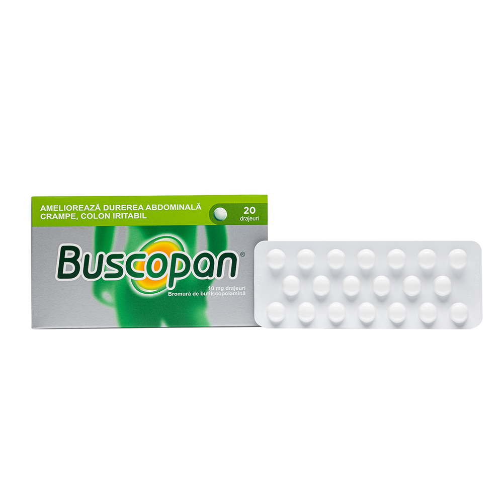 Poza produs Buscopan 10 mg, Opella Healthcare | 20 drajeuri